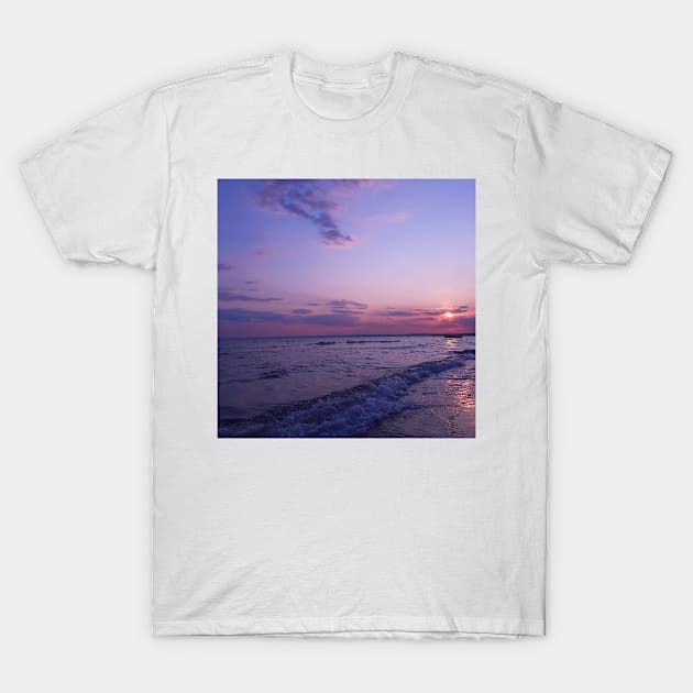 Beautiful Purple Sunset T-Shirt by NewburyBoutique